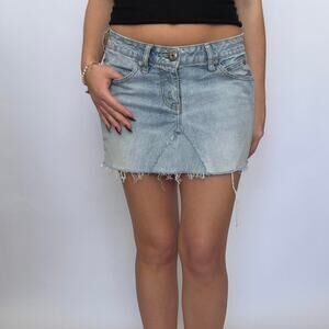 Arizona Jeans Co. Light Wash Denim Mini Skirt